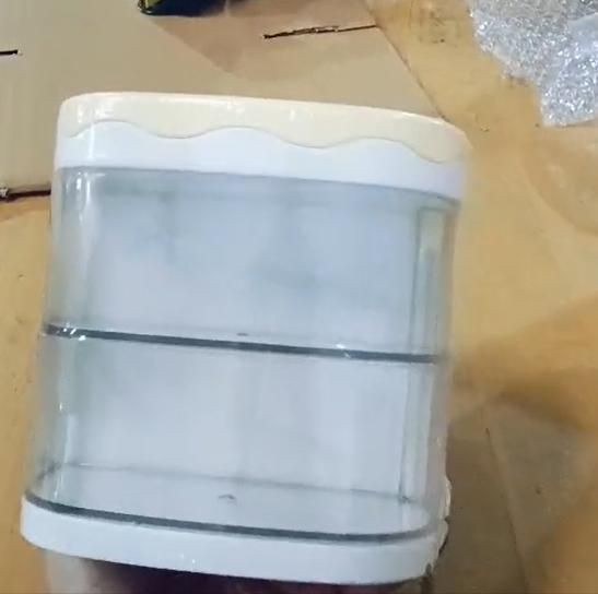 Multi-Functional Desk Organizer Pen Holder Double Layers Rotating